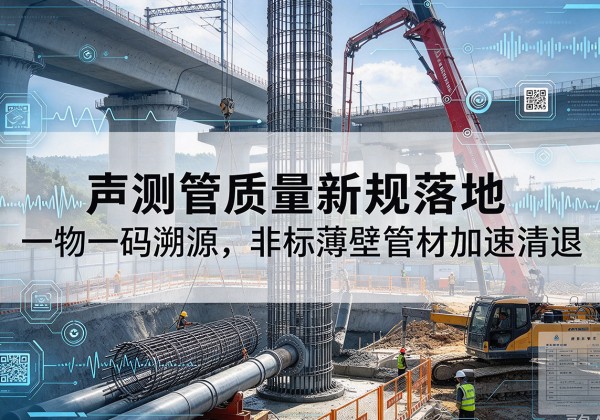 浉河声测管质量新规落地，一物一码溯源，非标薄壁管材加速清退